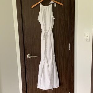 Banana Republic White Halter Dress